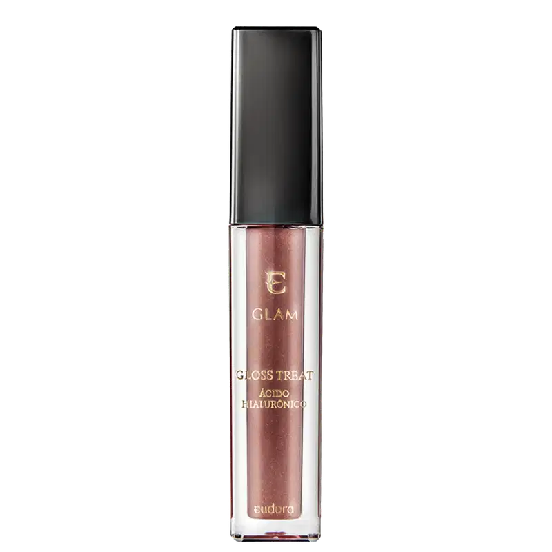 Eudora Glam Treat Ácido Hialurônico Rosé Natural - Gloss Labial 5,4ml