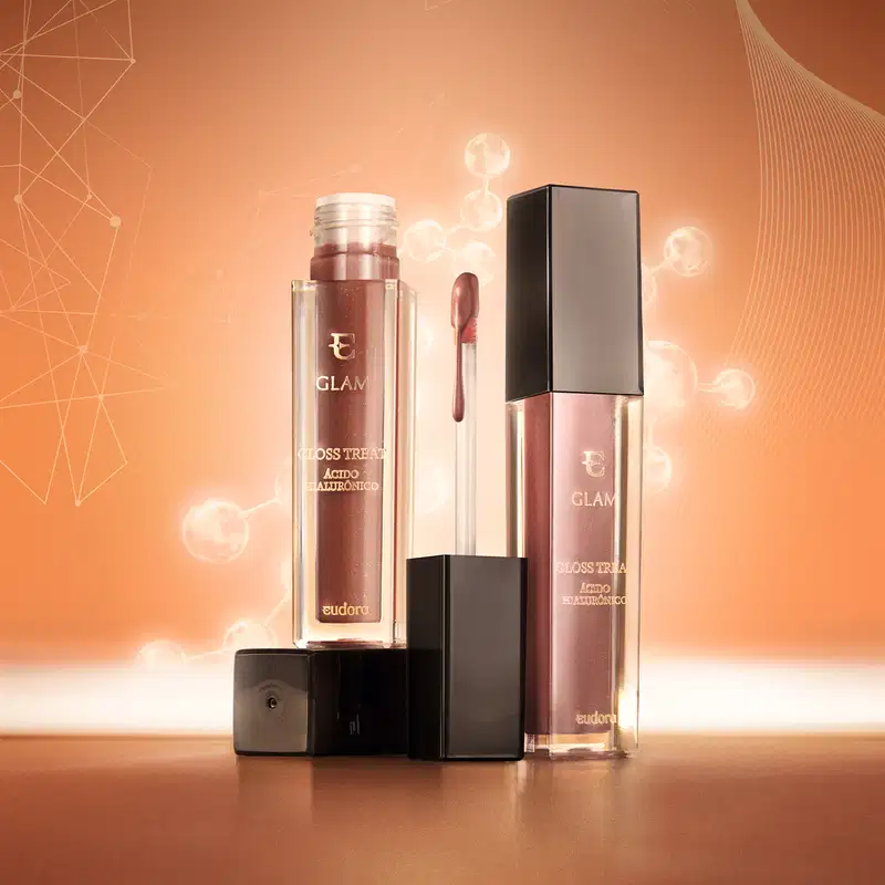 Gloss Glam Treat Ácido Hialurônico Rosé Natural 5,4ml