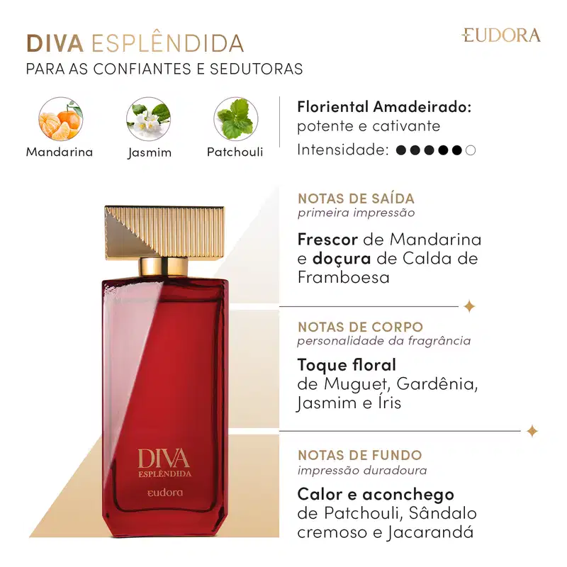 Diva Esplêndida Desodorante Colônia 100ml