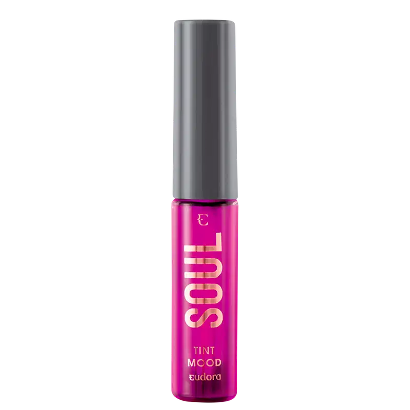 Eudora Soul Tint Mood Rosado Energy - Batom Líquido 5,5ml