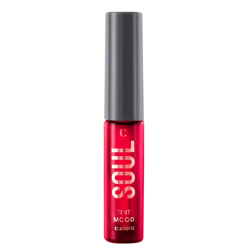 Eudora Soul Tint Mood Vermelho Happy - Batom Líquido 5,5ml