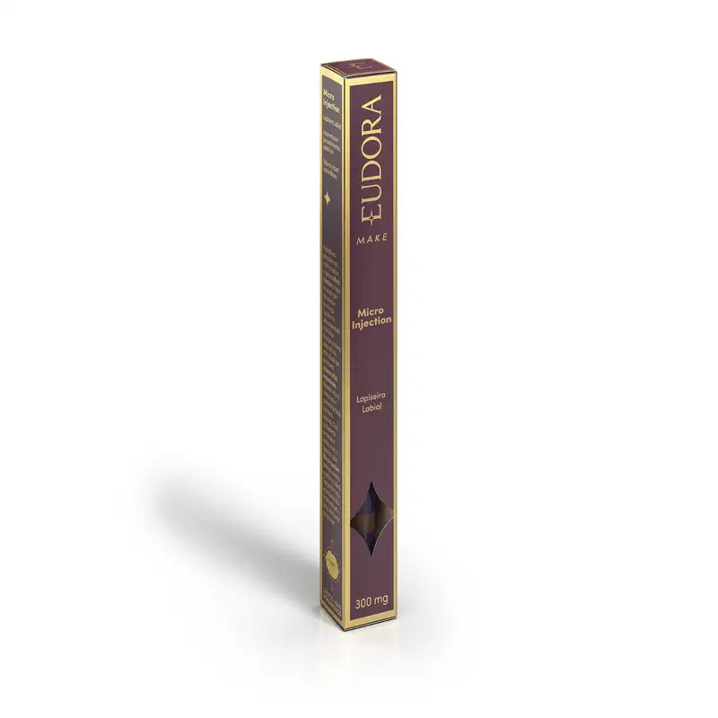Lapiseira Volumizadora Micro Injection Eudora Make Bare Brown 300mg