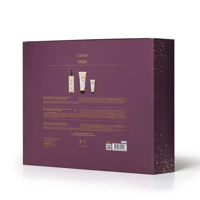 Kit Presente Eudora Instance Baunilha Amor (3 itens)