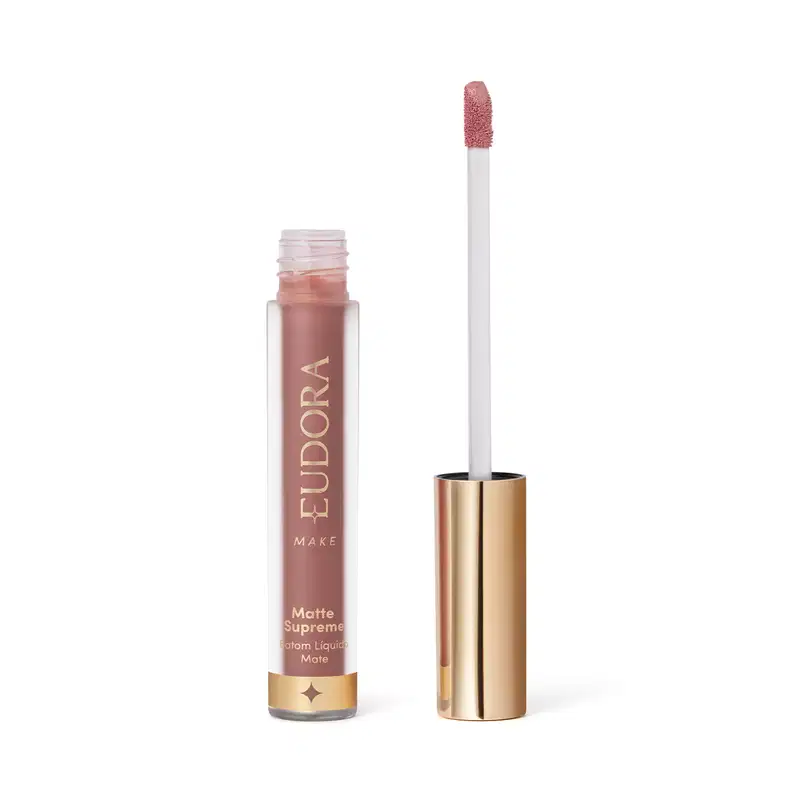 Batom Líquido Matte Supreme Eudora Nude Desejo 4ml