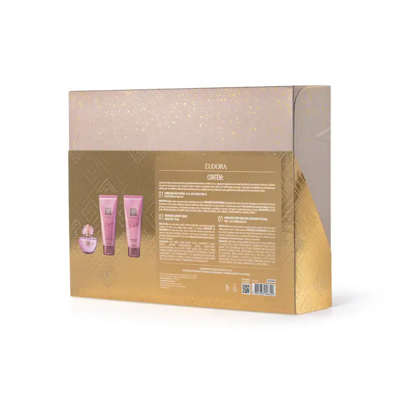 Kit Presente Natal Eudora Rosé (3 itens)