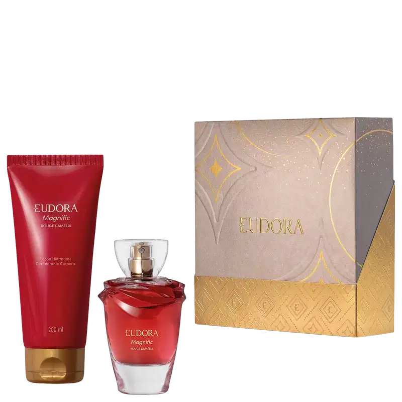 Kit Presente Natal Magnific Rouge Camélia (2 itens)