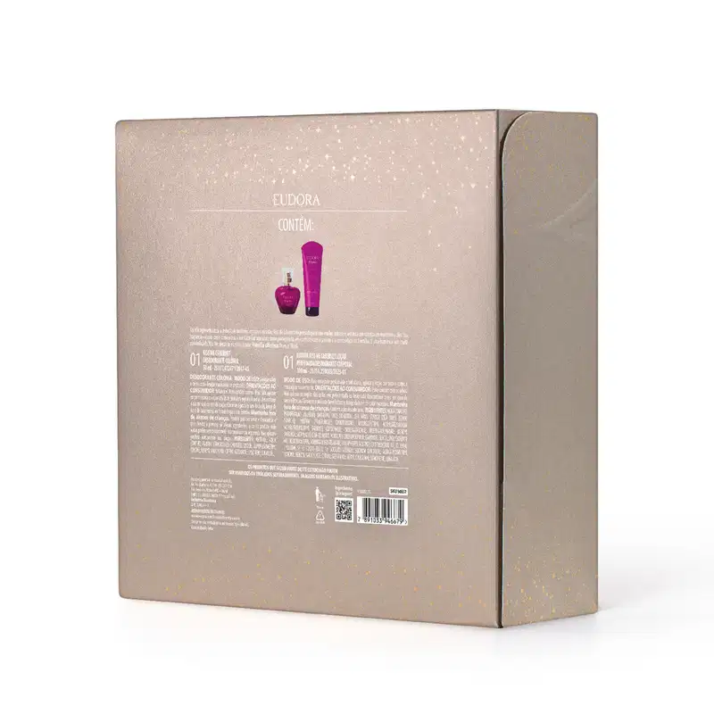 Kit Presente Natal Eudora Kiss Me Cabernet (2 itens)