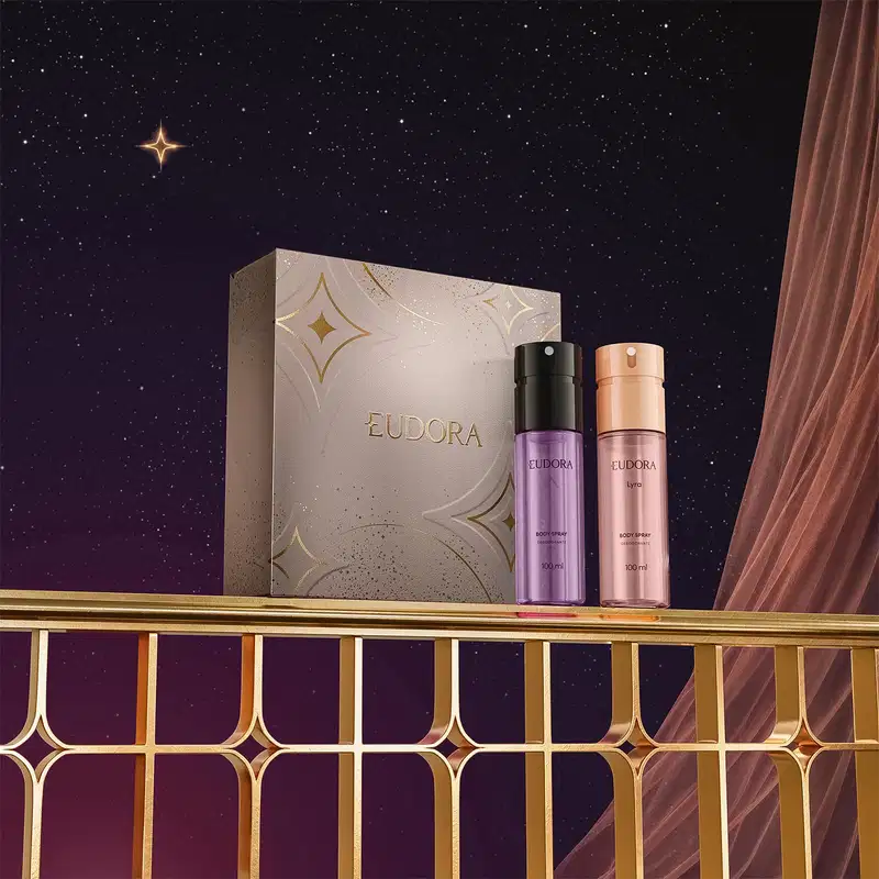 Kit Presente Natal Eudora Duo Body Sprays (2 itens)