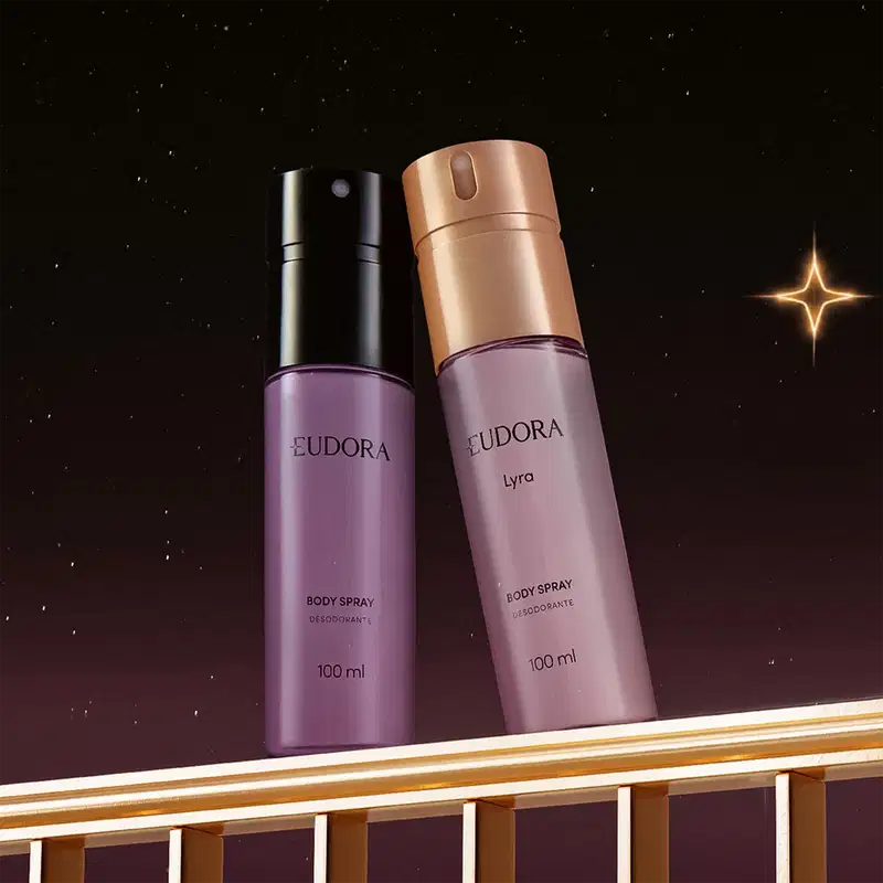 Kit Presente Natal Eudora Duo Body Sprays (2 itens)