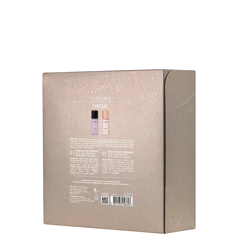 Kit Presente Natal Eudora Duo Body Sprays (2 itens)
