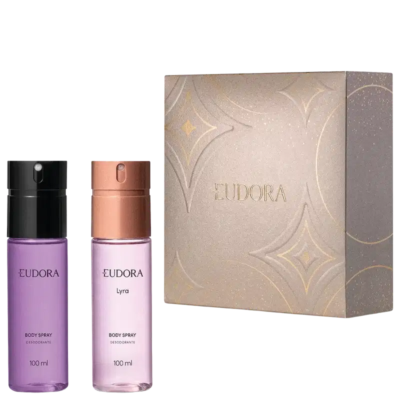 Kit Presente Natal Eudora Duo Body Sprays (2 itens)