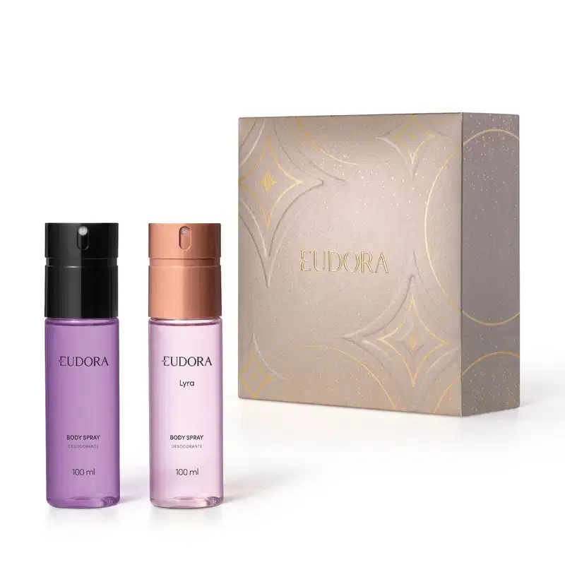 Kit Presente Natal Eudora Duo Body Sprays (2 itens)