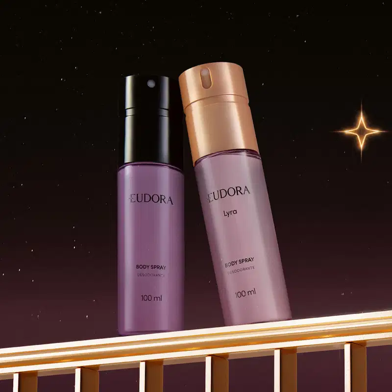 Kit Presente Natal Eudora Duo Body Sprays (2 itens)