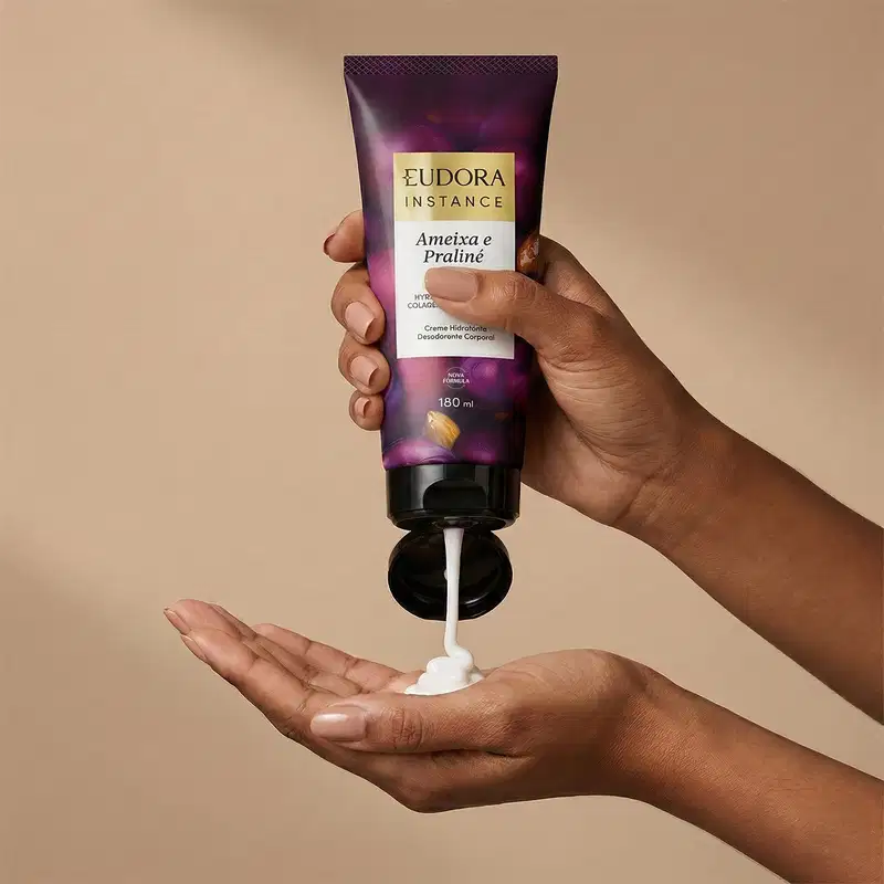 Creme Hidratante Desodorante Corporal Instance Ameixa e Praliné 180ml