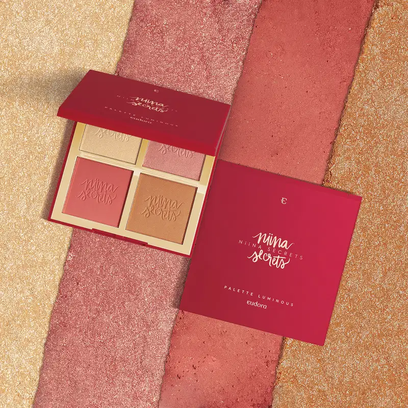 Paleta Multifuncional Luminous Niina Secrets Cor 01 12g