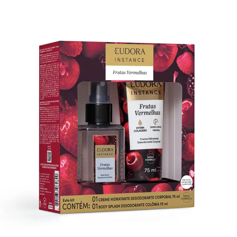Kit Eudora Instance Frutas Vermelhas (2 itens)