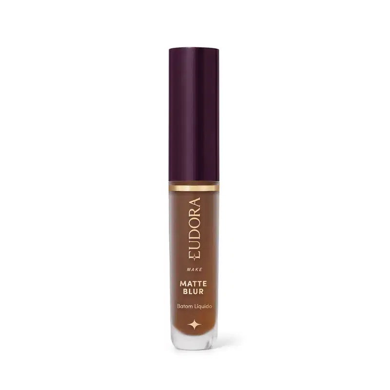 Batom Líquido Multifuncional Matte Blur Marrom 5ml