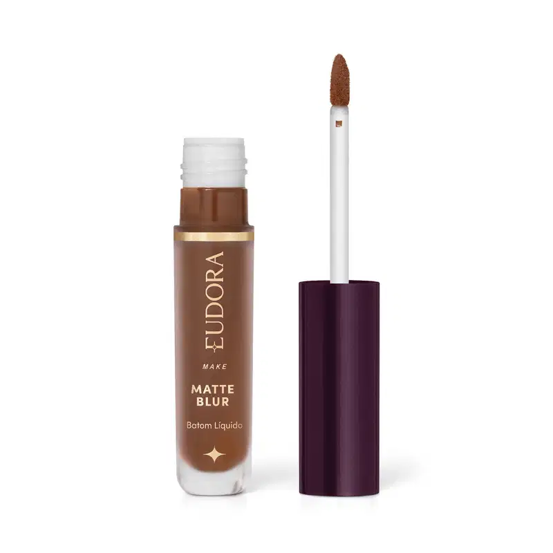 Batom Líquido Multifuncional Matte Blur Marrom 5ml
