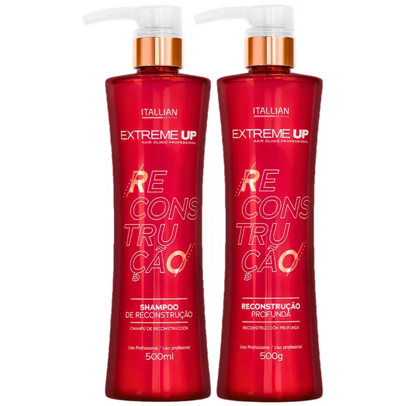 KIT SHAMPOO E RECONSTRUÇÃO PROFUNDA EXTREME UP  ITALLIAN