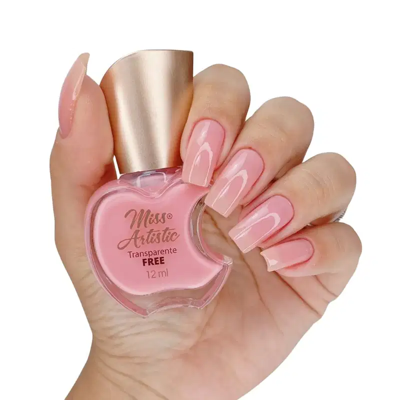MISS ARTISTIC -  Esmalte Transparente FREE - Flor de Cereja - 12ml