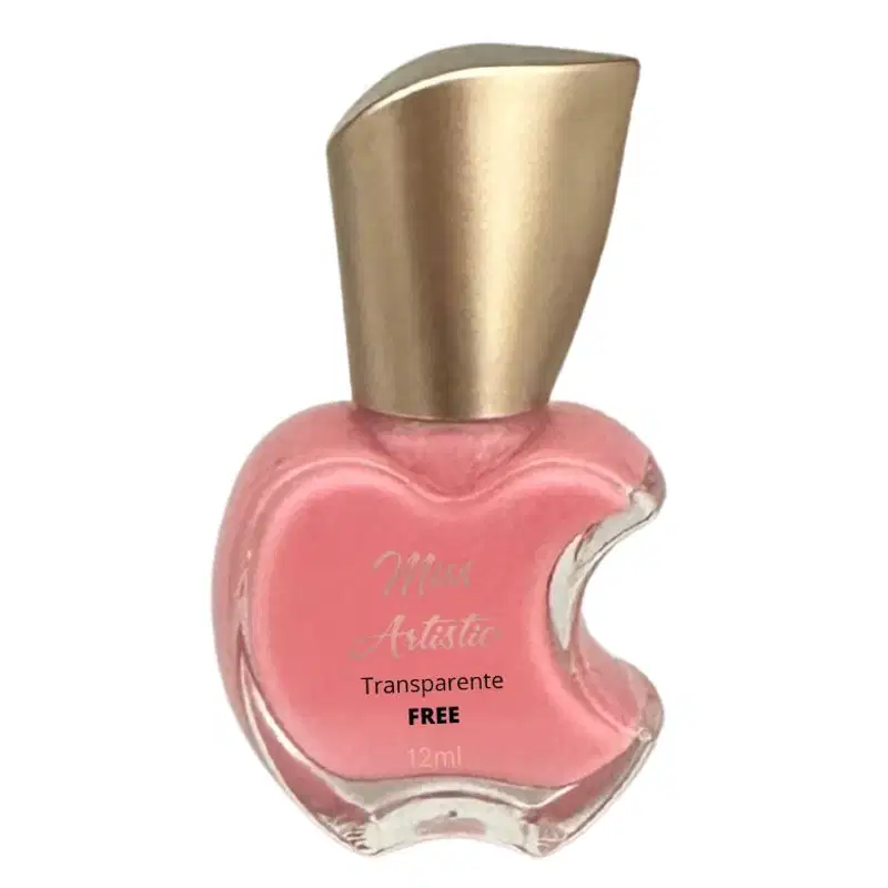 MISS ARTISTIC -  Esmalte Transparente FREE - Flor de Cereja - 12ml