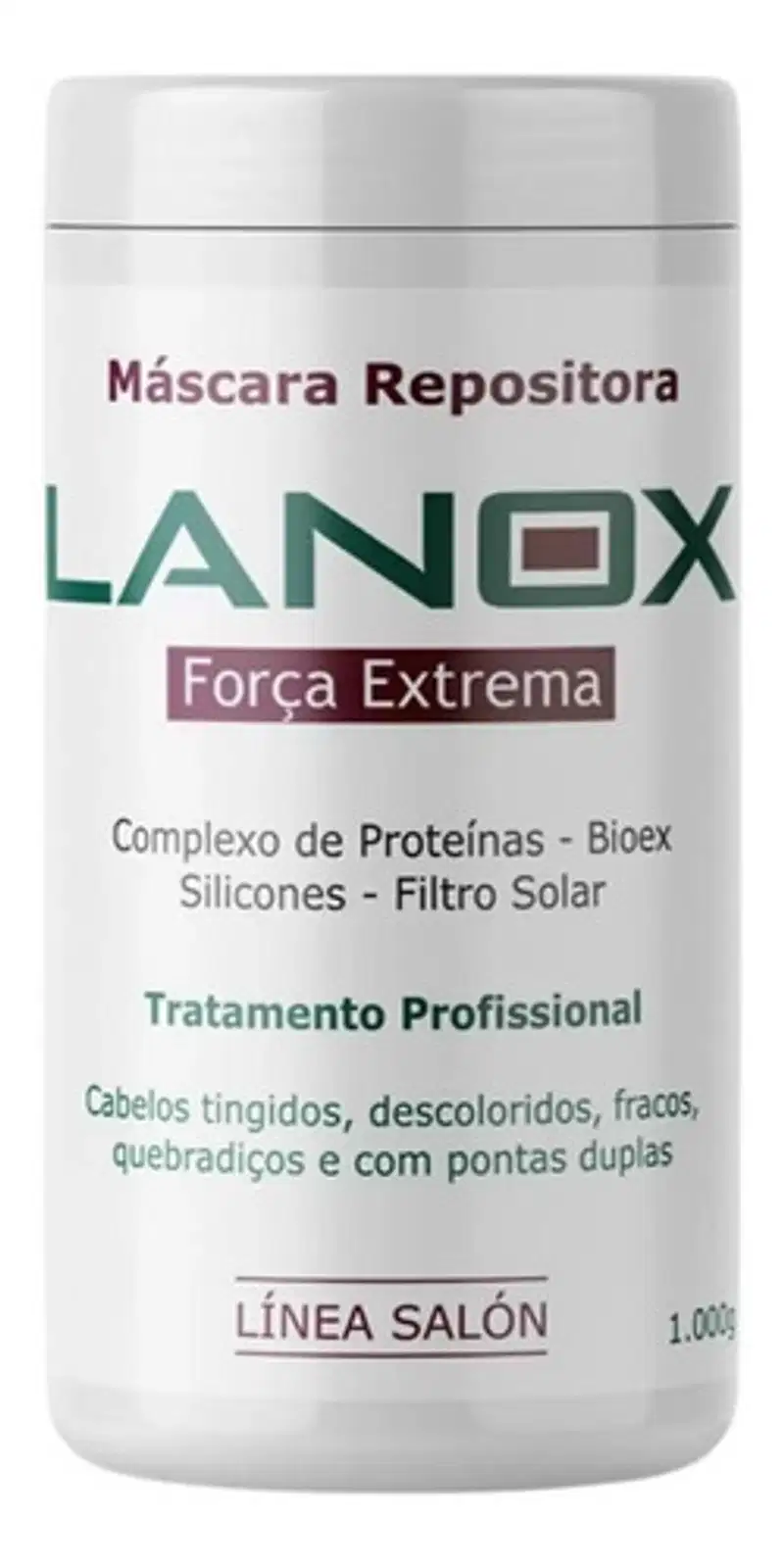 Máscara Repositora Força Extrema Lanox Pro Trihair 1kg