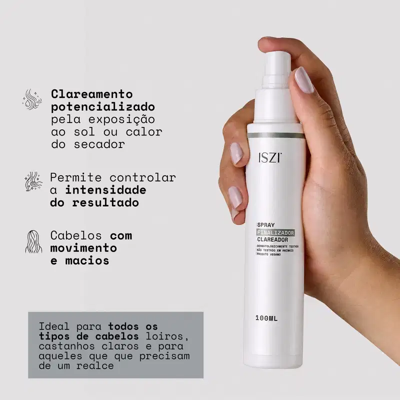 Spray Clareador - Gradual Sem Amônia 100ml