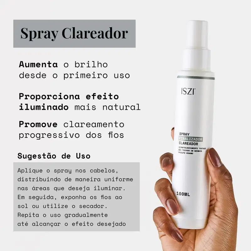 Spray Clareador - Gradual Sem Amônia 100ml