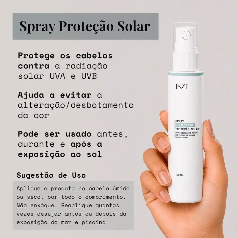 Spray Proteção Solar - Filtro UV 100ml