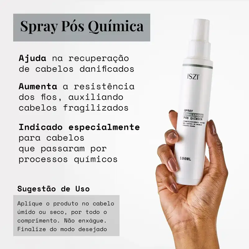 Spray Pós-Química - Força e Restauração 100ml