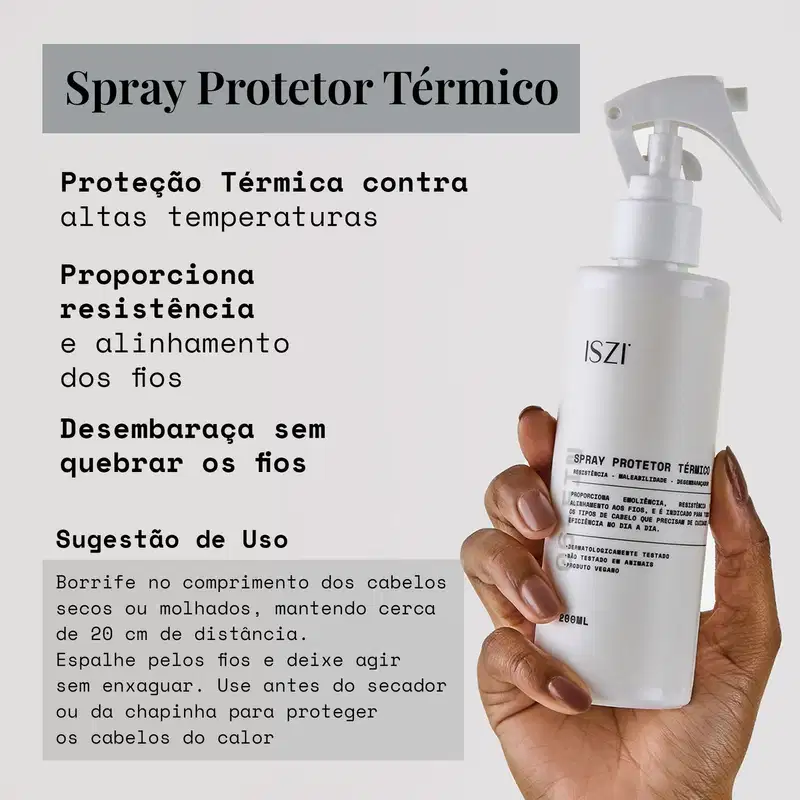 Spray Finalizador Protetor Térmico -  150ml