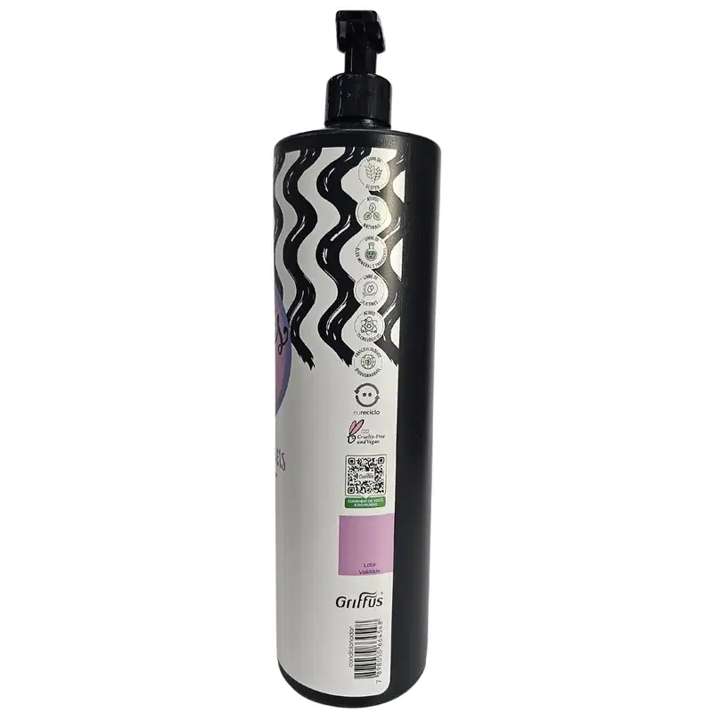 Griffus Amo Cachos Creme Para Pentear Ondas Incríveis 2ABC Vegano 1L