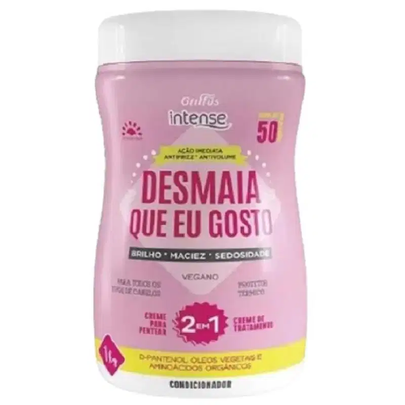 Griffus Intense Creme Para Pentear e Tratamento 2 em 1 Desmaia Que Eu Gosto Vegano 1Kg