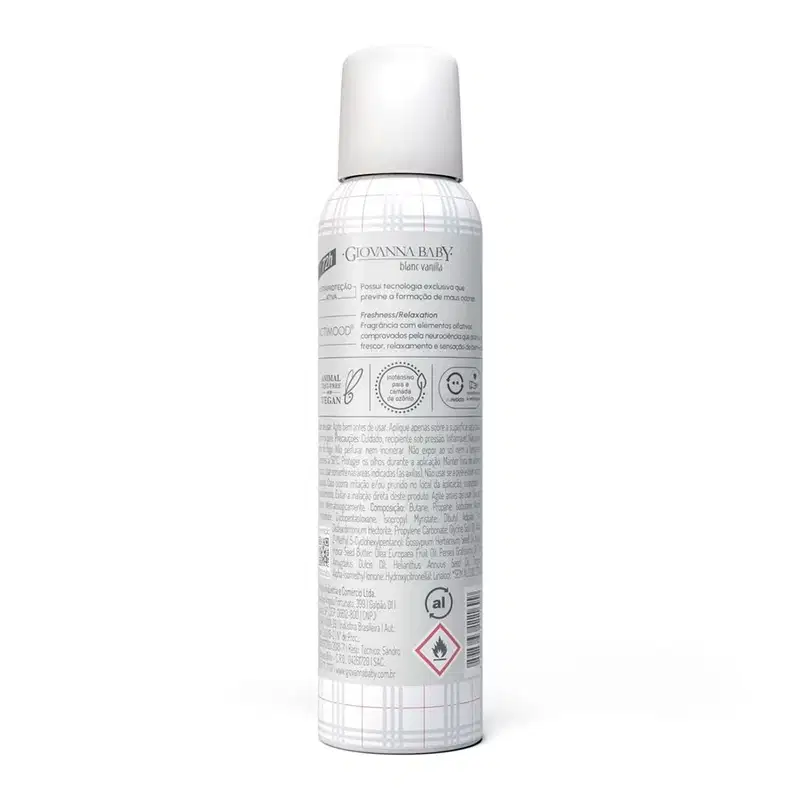 Giovanna Baby Desodorante Aerosol Antiperspirante Vanilla