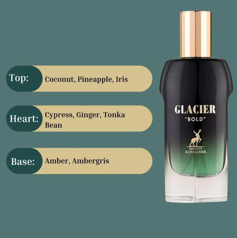 Perfume Glacier Bold Masculino Maison Alhambra
