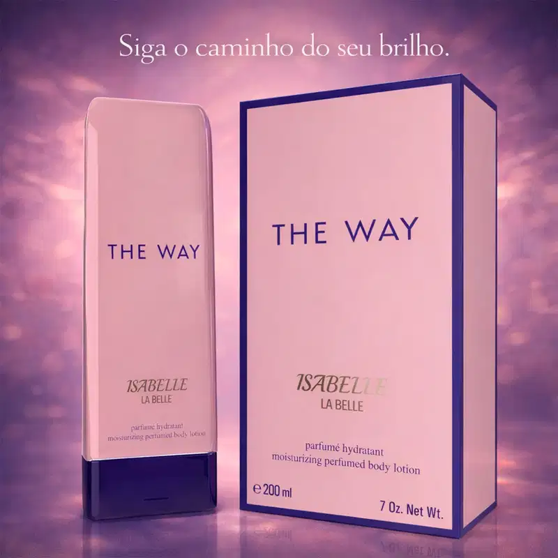 Loção Hidratante Corporal Isabelle La Belle The Way, 200ml.