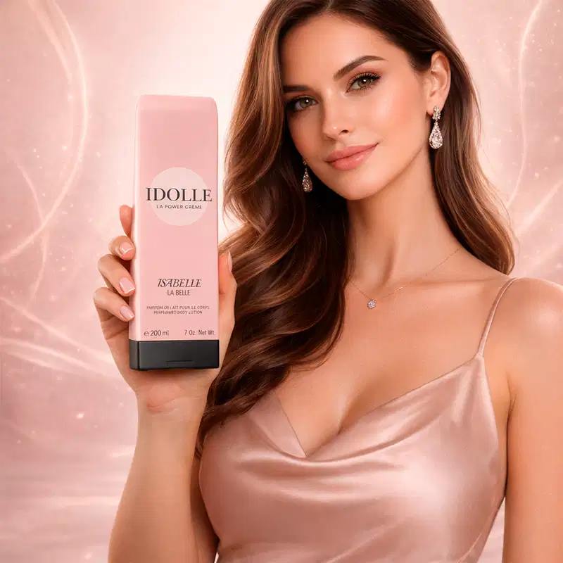 Loção Hidratante Corporal Isabelle La Belle Idolle La Power Crême, 200ml.