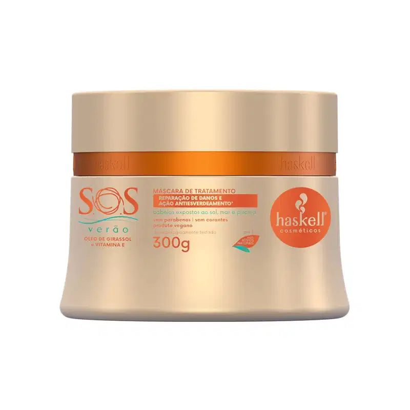 Kit Haskell S.O.S Verão Shampoo e Máscara de Tratamento 300ml/g