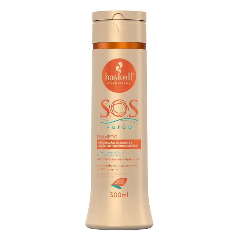 Kit Haskell S.O.S Verão Shampoo e Máscara de Tratamento 300ml/g