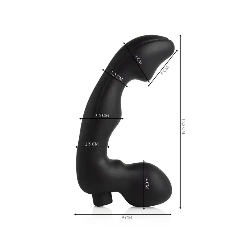 Vibrador Mulher Ativa Expert Preto - 17,5 cm X 3 cm | Outlet