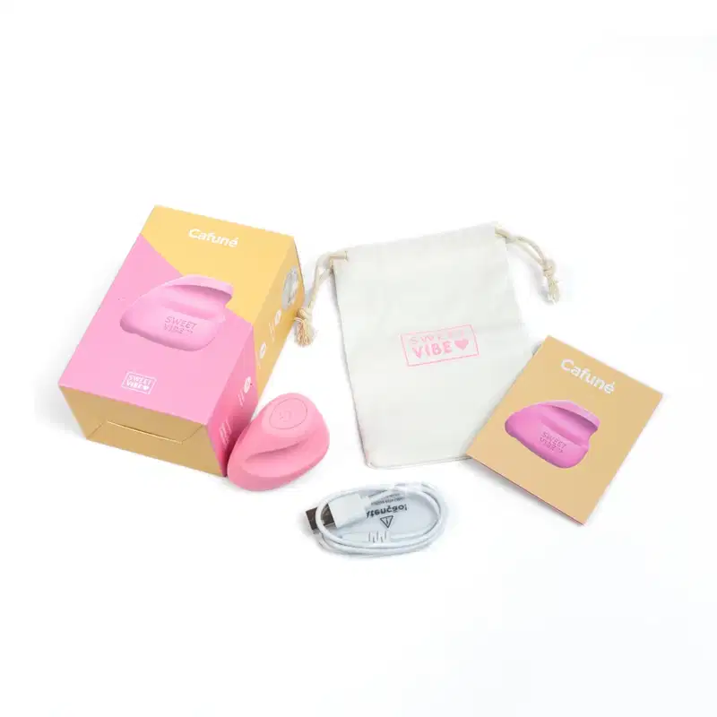 Dedeira Vibratória Recarregável Sweet Vibe Cafuné - Rosa