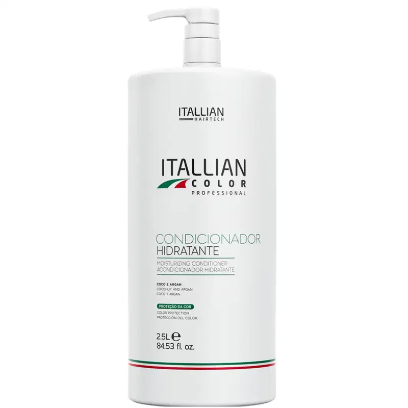 KIT 3 SHAMPOO HIDRATANTE 2,5 E 1 CONDICIONADOR 2,5 ITALLIAN COLOR