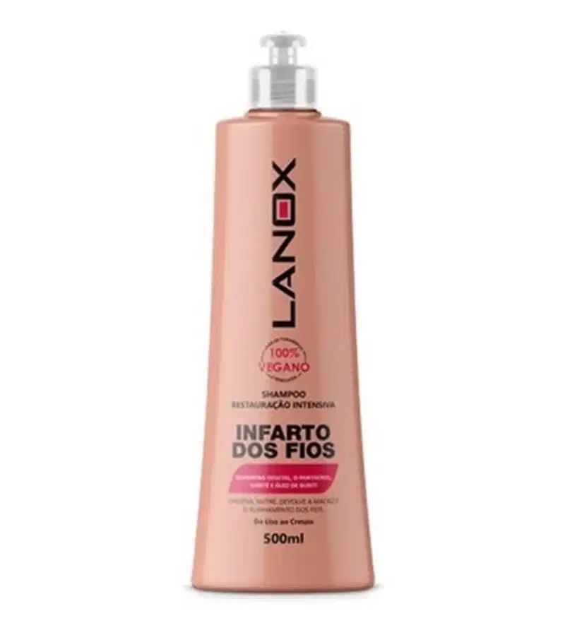 Shampoo Profissional Infarto Dos Fios Lanox Trihair 500ml