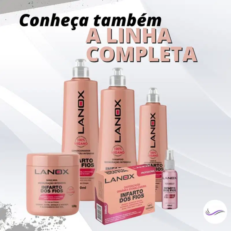 Shampoo Profissional Infarto Dos Fios Lanox Trihair 500ml