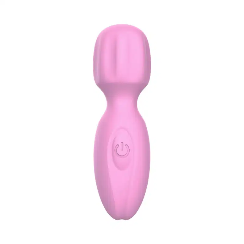Vibrador Varinha Mágica Recarregável com 10 Modos de Vibração e Toque Aveludado Intt - Rosa