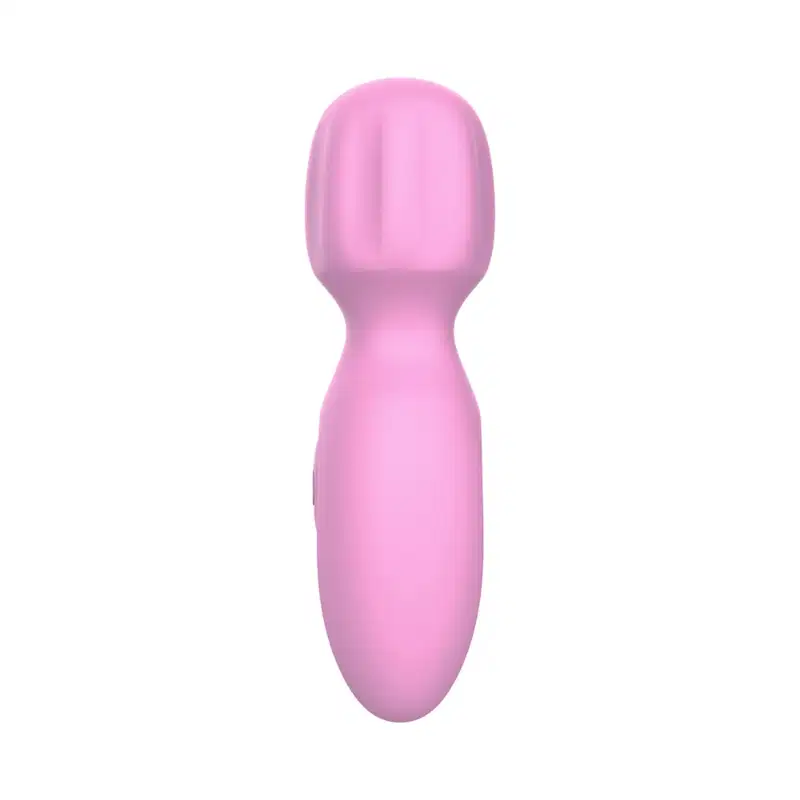 Vibrador Varinha Mágica Recarregável com 10 Modos de Vibração e Toque Aveludado Intt - Rosa