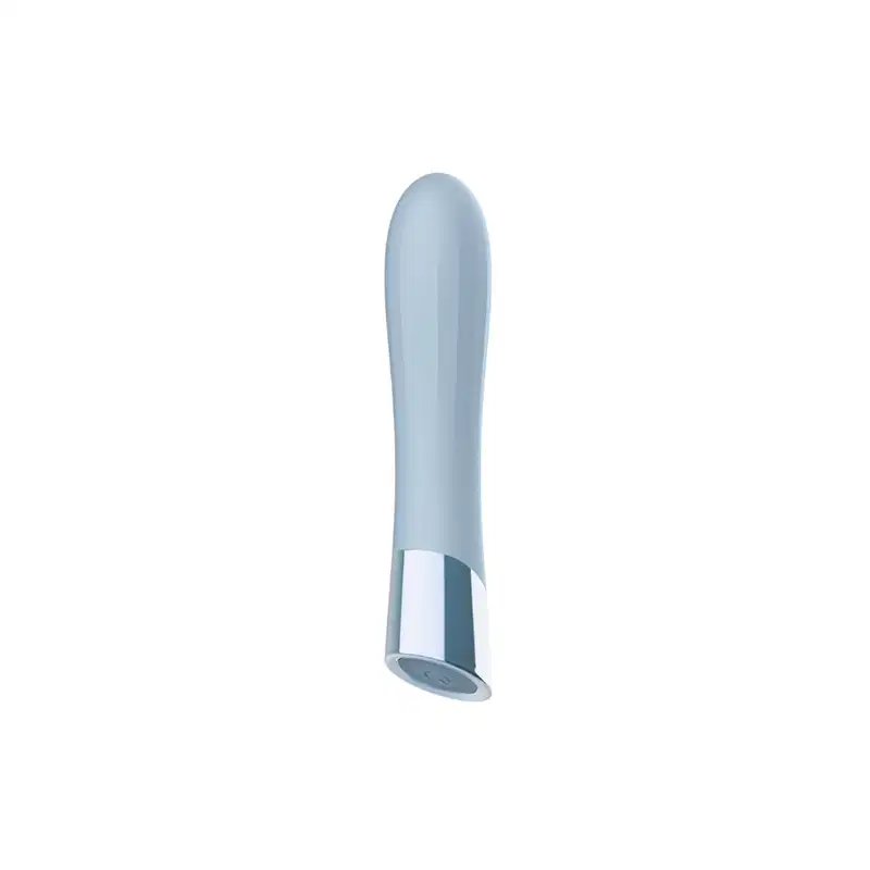 Vibrador Bullet Mimo Recarregável com 10 Modos De Vibração Intt - Azul