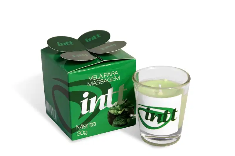 Vela Beijável Menta Intt