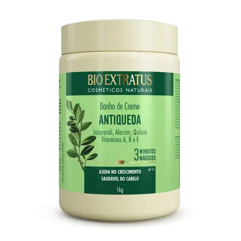 Bio Extratus Antiqueda Jaborandi Banho de Creme (1Kg) + Tônico
