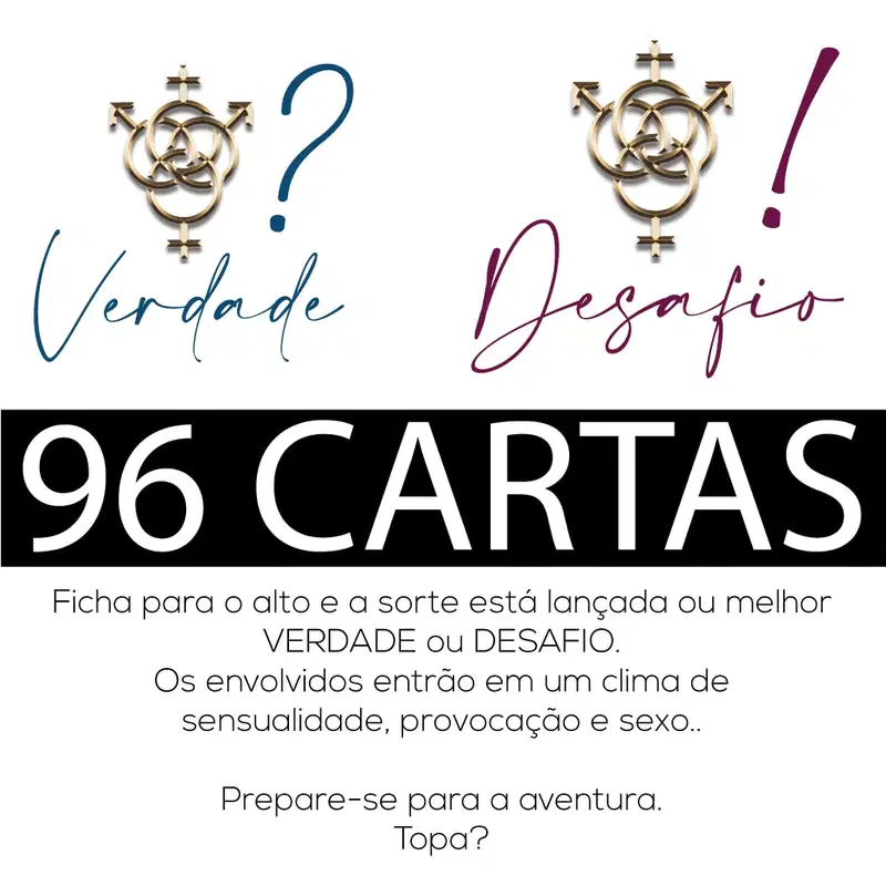 Verdade ou Desafio Jogo Erótico Para Casal ou Grupo